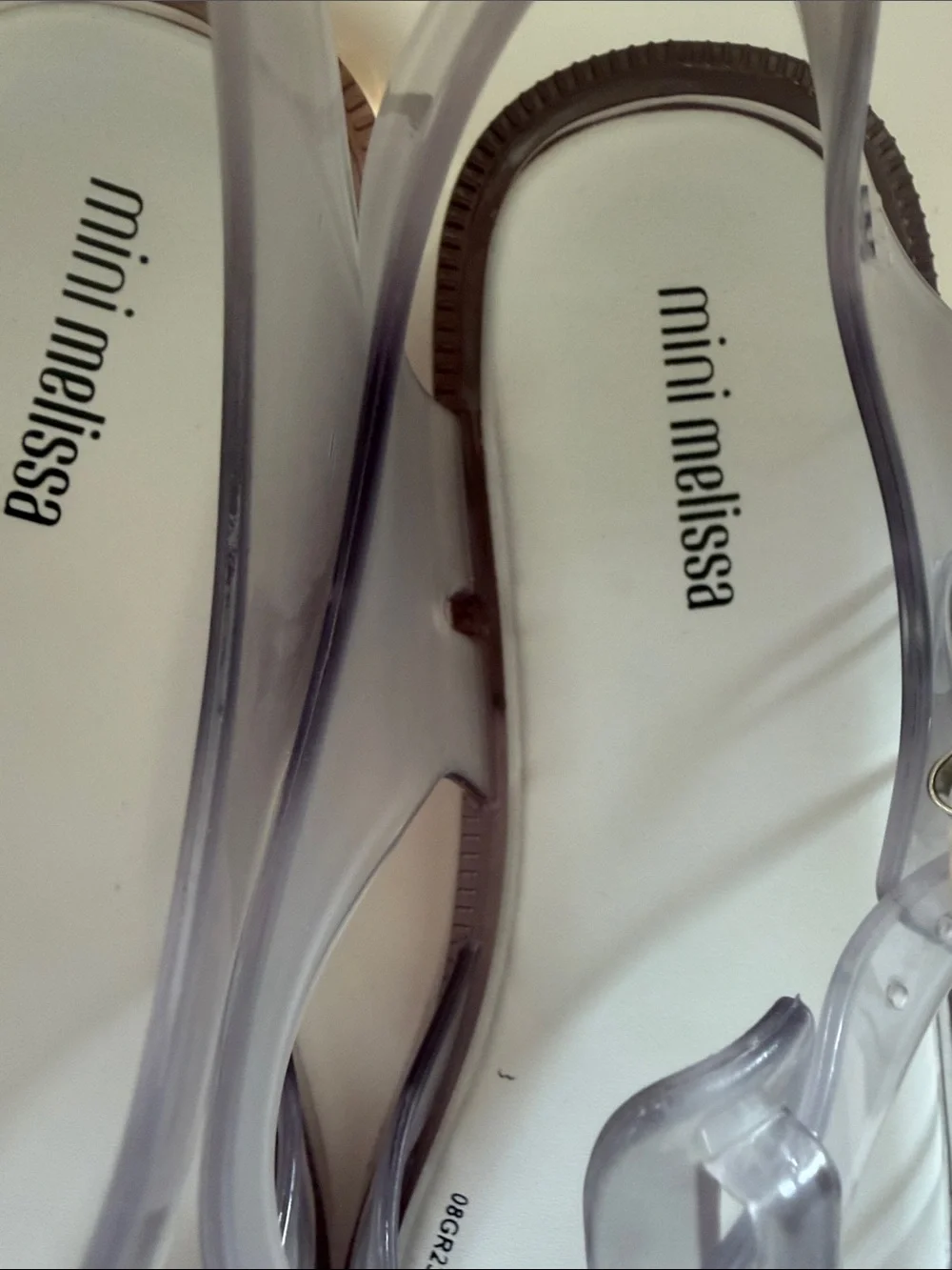 Mini Melissa Clear Jelly Sandals
